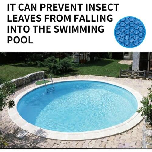 Swimming Pool Solar Tarpaulin Cover Round Rectangle Durable Heating Covering Film Bubble Cushion Indoor Outdoor Pool Tarpaulin