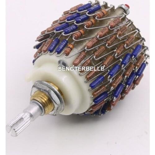 24 Steps 4 channels balance Volume potentiometer 10K 50K 100K with Vishay Dale Resistors
