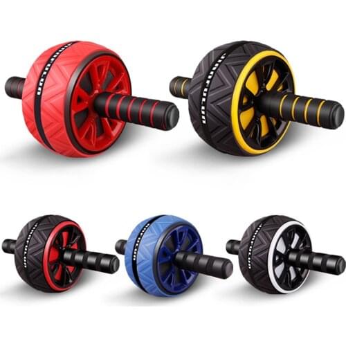 Ab Abdominale Roller Non-slip Abdominal Wheel Roller with Mat for Arm Waist Leg Belly Trainer Exercise Home Fitness Equipment