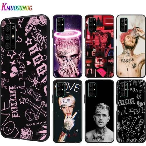 Silicone Black Cover Lil Peep Hot singer for Huawei Honor 9A 9C 9S 9X Lite 10 10i 20 V20 20S 30 Pro Lite Phone Case