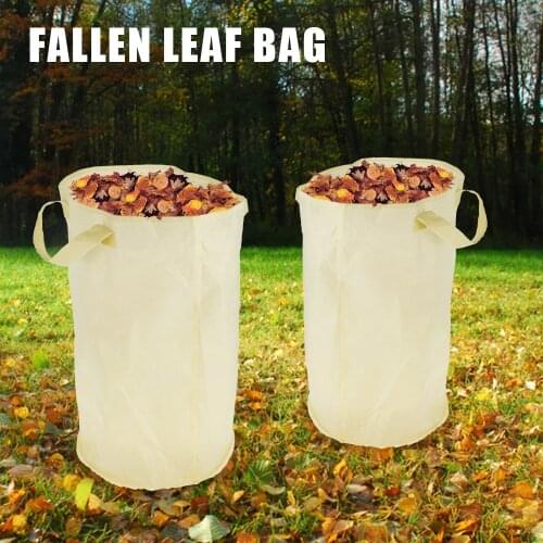 Garden Waste Bag Collapsible Leaf Bag Reusable Yard Large Capacity Waste Bag Garden Tote Debris Container Leaves Collecting