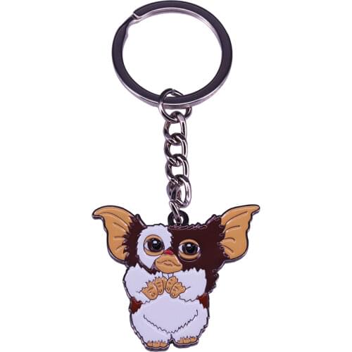 Mysterious Furry Pet Gremlins Metal Keychain Gizmo Will Become The Best Companion of Your Keys Accessories 2021