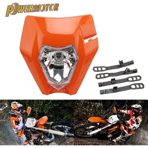Motorcycle Universal Headlamp Lights Headlight For EXC EXCF SXF XC XCW XCF XCFW 125 150 250 350 450 530 Dirt Bike Supermoto