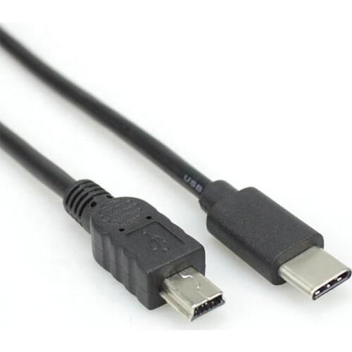 Type C USB-C To Mini USB Cable For PS3 Game Controller For HERO High Definition HERO 3+ MP3 Player Digital Camera And More