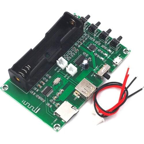 XH-A150 PAM8403 Bluetooth Amplifier audio Board 5W*2 Lithium Battery Singing Machine USB TF-Card Dual Channel Mini Speaker DIY