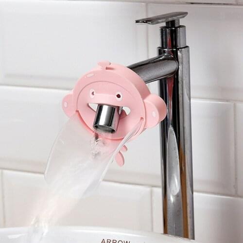 1Pcs Children Non Toxic Environmental Protection Material Carry new Cute Faucet Chute Extender Washing Hands Bathroom Sink