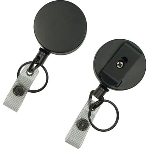 10 Pack Badge Reel Retractable with Rotating Alligator Clip Durable Badge Holder Nurse Clip Retractable ID Card Holder