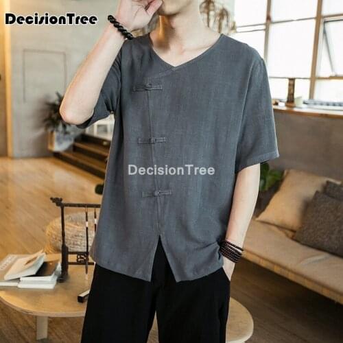 2021 tang suit news traditional chinese clothing for men kung fu uniform hanfu blouse shirts chinese style zen tea casual shirts