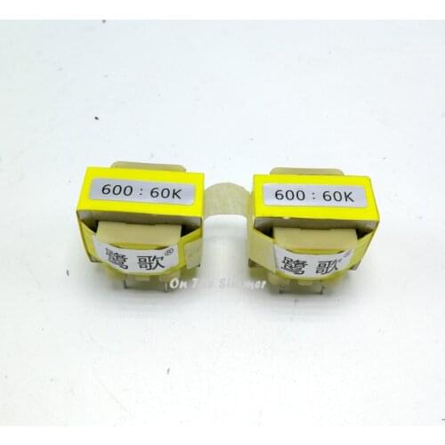 600:60K permalloy audio isolation transformer, balanced and unbalanced conversion audio isolator