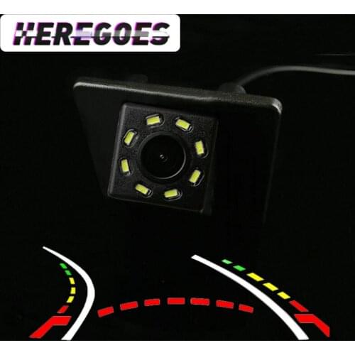 For KIA K4 2014 2015 2016 Cerato Forte Wireless Car CCD Rear view Camera Fisheye 4 8 12 led dynamic Night Vision bracket
