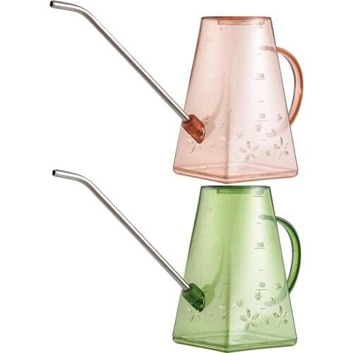 2pcs Home Garden Watering Can Long Spout Watering Kettle Flower Watering Pot