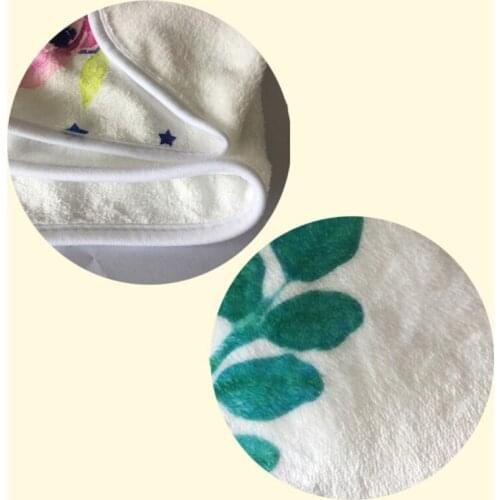 Baby Monthly Record Growth Milestone Blanket Newborn Soft Flannel Cartoon Animal Printed Swaddle Wrap Photography Props