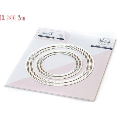 Double round frame craft Troqueles de corte de metal scrapbooking cutting dies DIY dies scrapbooking nouveau arrivage 2021