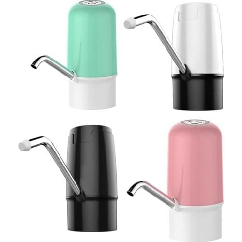 Electric Water Pump Dispenser Drinking Bottle Switch USB Charging 220V Portable Water Bottle Pump Dispenser Water Pumping Device