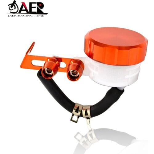 JAER Motorcycle CNC Front Fluid Oil Reservoir Cup for KTM 690 790 990 Super Duke 1050 1190 1290 ADV SW DUKE RC 125 200 390