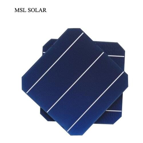 ALLMEJORES 156MMx156MM Monocrystalline solar cell A Grade 4.8W 0.5V Top Quality 6x6 Solar cells for DIY Solar panels 25pcs/Lot