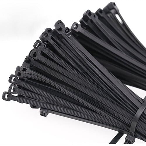 8*550mm & 8*600mm Nylon cable tie white black 7.5mm wide self-locking strap fastener wire and cable various specifications
