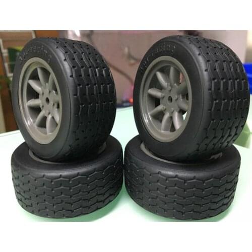 Original HPI 1/10 On Road Grey Wheel Drift Tire Set for Kyosho HPI Nitro RS4 3 Evo+ Sprint SPORT 4pcs