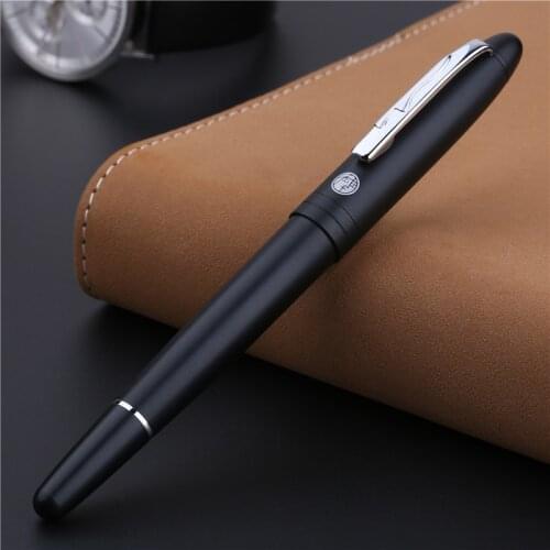 Picasso 932 Inherit Matte Black Fountain Pen Iridium Fine Nib Noble Gift Box Optional Office Business School Writing Pen