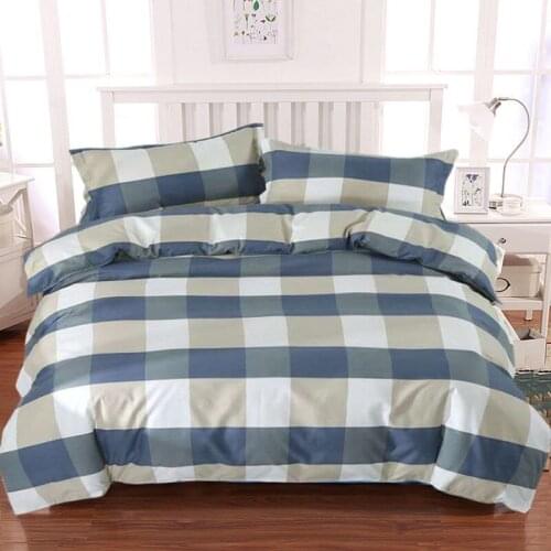 Pink Stripe Geometry Multi-size Home Textile Sheet Duvet Cover Pillowcase Bedding Single Piece Bedding Single Double Quilt Cover