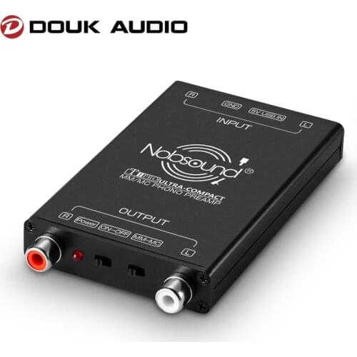 Douk Audio T1 Mini MM MC Phono Stage Preamp LP Vinyl Record Player Turntable RIAA Preamplifier