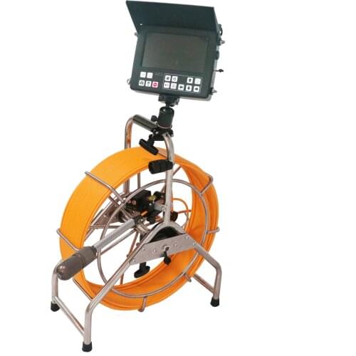 Vicam Rotation Camera Pipe Inspection Camera 60M with HD DVR 16GB Sewer Drain Industrial Endoscope