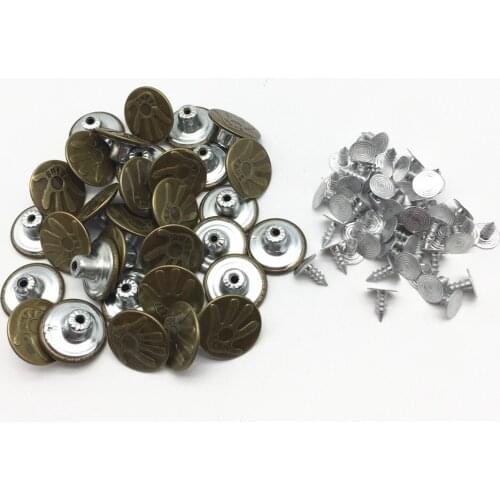Royrliuzaly Denim Buttons