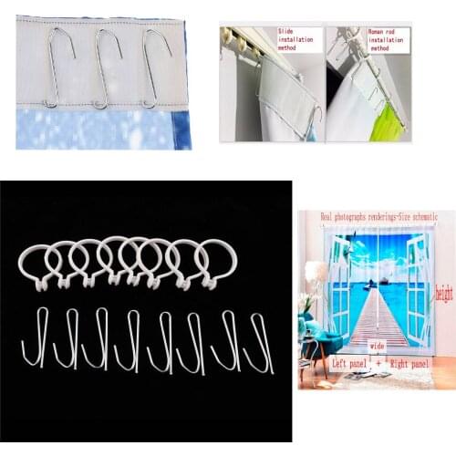 Christmas Curtains For Living Room Bedroom Decoration Ornaments Kids Room