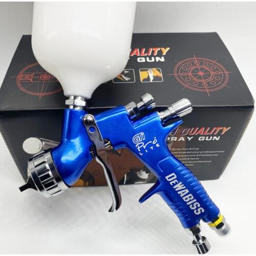 BLUE GTI PRO HVLP spray gun 1.3mm high quality car painting tool high Atomization air paint sprayer airbrush gun