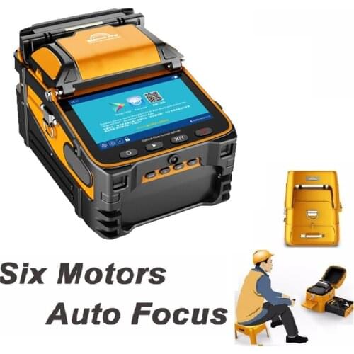 Signal Fire AI-9 Multi-language Optical Fiber Fusion Splicer FTTH Fiber Splicing Machine Built-in Optical Power Meter VFL