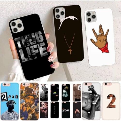 YNDFCNB 2Pac Makaveli Tupac Amaru Shakur Phone Case for iPhone 11 12 pro XS MAX 8 7 6 6S Plus X 5S SE 2020 XR case