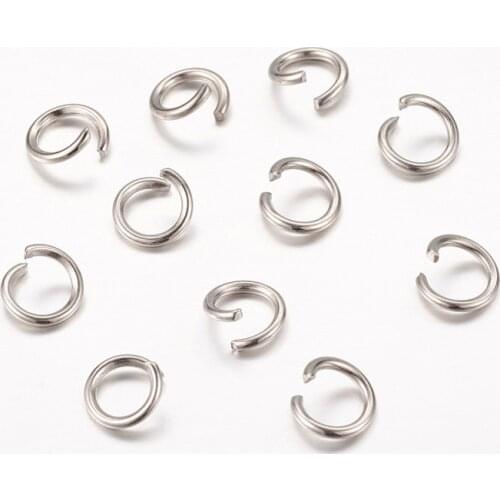 4mm 5mm 6mm Iron Jump Rings Open Jump Rings Jewellery Findings for DIY Jewelry Making Necklace Bracelet Connector