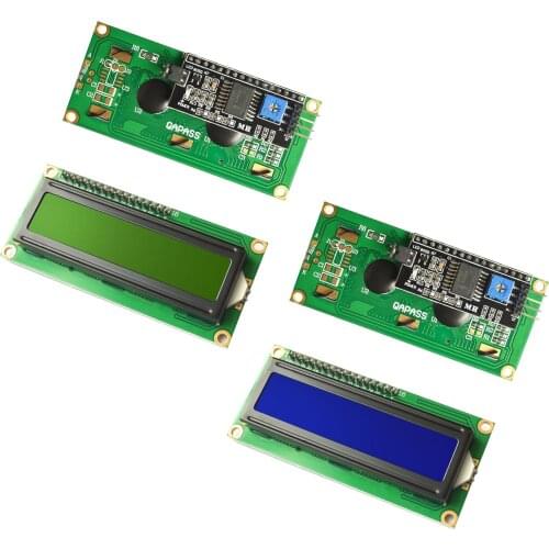 LCD1602 + I2C LCD 1602 module Blue/Green screen PCF8574 IIC/I2C LCD1602 Adapter plate for arduino UNO R3 mega25