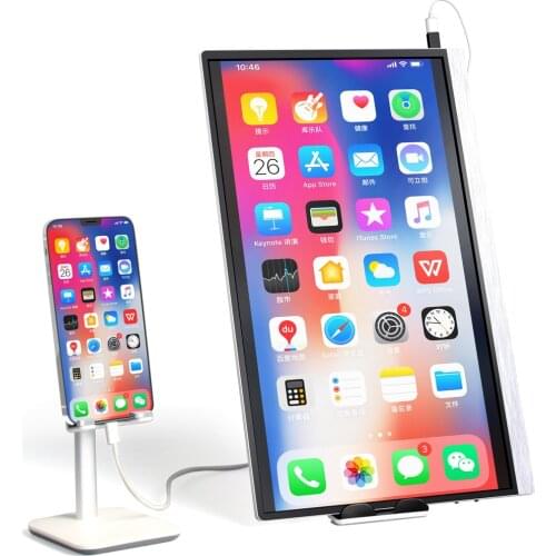 15.6 portable monitor 1080 IPS screen USB Type C HDMI display for iphone PC laptop Ps4 Switch Xbox gaming monitor mouse keyboard