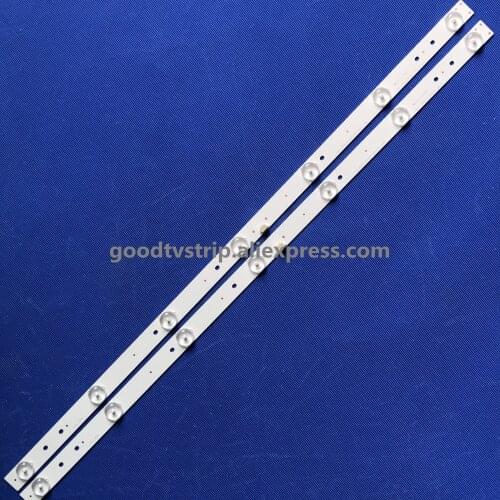 4 PCS/Lot 59cm 7leds 6V 32 inch LED TV Backlight Strips for 32'' Hai er LD32U3100 CRH-F323030020756P-REV1.0 Optical Lens Fliter