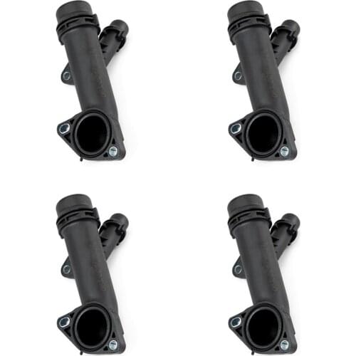 4PCS Cooling Hose Connector 11537560130 11 53 7 560 130 for BMW E81 E87 E88 E46 E90 X1 X3 116i