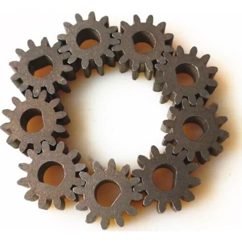 5pcs Metal Small Gear 1.5 Mold 12 teeth Inner hole 8mm D-shaped Powder Metallurgy Gear For Dc Motor Toy Diy Accessories