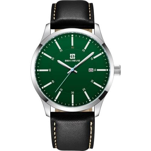 Simple Leather Men Watches Top Brand Luxury Waterproof Auto Date Men Business Quartz Wristwatches Men Relogio Masculino