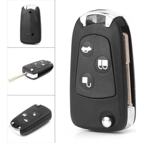 Black 3 Buttons Remote Key Shell for Ford Mondeo, Fiesta, Focus, Mondeo Puma, Fiesta KA Replacement Key Case