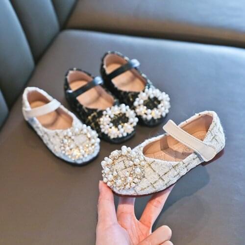 Girls Autumn Princess Shoes Childrens Shoes Han Version of Rhinestone Shoes Baby Shoes Girls Shoes Toddler Fashion Shoes