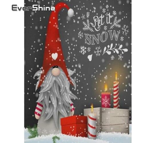 EverShine 5D DIY Diamond Painting Cartoon Picture Of Rhinestone Diamond Embroidery Winter Mosaic Art Snow Child Handmade Gift