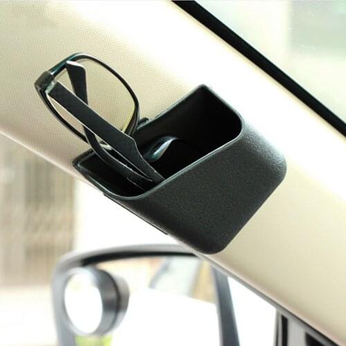 2 pcs.Auto Intimate Accessories Glasses Storage Holder Box for Skoda Octavia Fabia Rapid Superb Yeti Roomster