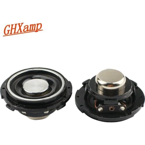Ghxamp 1.5 inch TV Full Range Speaker 12ohm 5W Portable Neodymium 47mm Speaker For LCD TV Cast Aluminum Frame 2pcs
