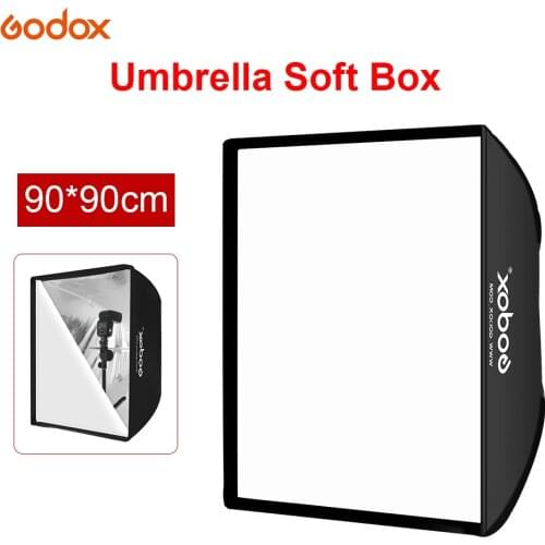 GODOX 90x90cm Portable Square Umbrella Photo Softbox Reflector For Flash Speedlite