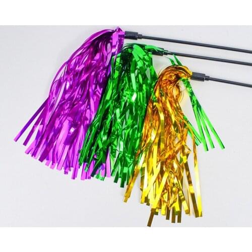 Cat Toys Plastic Kitten Interactive Stick Funny Cat Fishing Rod Game Wand Feather Stick Toy Pet Supplies Cat Accessory