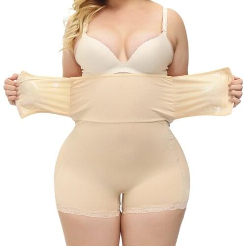 Body Shaper Women Waist Trainer Butt Lifter Corrective Slimming Underwear Bodysuit Sheath Belly Pulling Panties Corset Shapewear