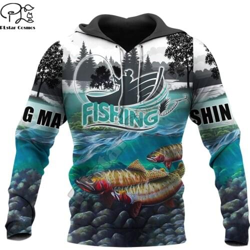 PLstar Cosmos Catfish Fishing Outdoor Fashion Mens/Women Sweatshirt Animal 3D Print Hoodies Harajuku Zipper Hooded Casual A11