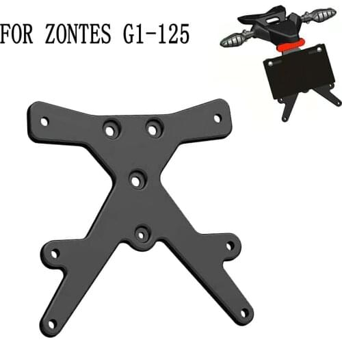 Motorcycle For Zontes G1-125 License Plate Holder Bracket Tail Light Bracket Zontes G1-125 G1 125