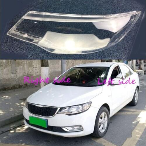 Car Headlamp Lens For Kia Cerato/Forte 2014 2015 2016 Car Headlight cover Headlamp Lens Auto Shell Cover