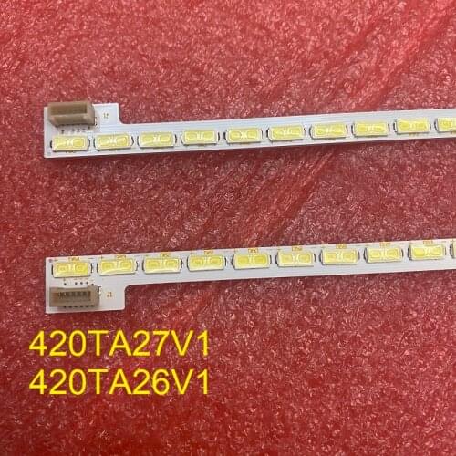 New 2 PCS/set 420TA27V1 420TA26V1 E206580 LB42016 V3_01 LED backlight strip for 42inch TV 74.42P06.002-3-dx1-l 64LED 530mm